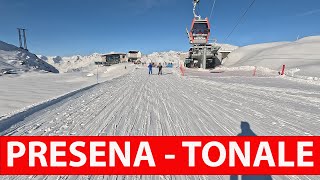 PASSO DEL TONALE  PRESENA GLACIER  BEST SKI RESORT  WINTER 2022  GOPRO 11  SKIER POV [upl. by Ellie]