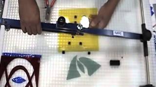 DampL Art Glass How to Cut Glass Using The Cutters Mate [upl. by Hirsh]