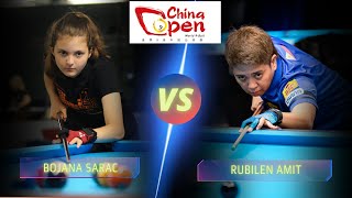 BOJANA SARAC VS RUBILEN AMIT  2024 CHINA OPEN WOMENS 9BALL billiards nineball 9ballpool [upl. by Hgielrebmik]