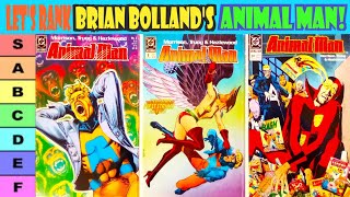 LETS RANK Brian Bollands ANIMAL MAN Run Best and worst Ranking comic comics books by Comicsamurai [upl. by Darrej458]