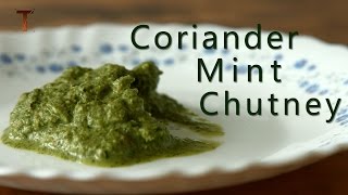 Coriander Mint Chutney  हरा धनिया और फुदीने की चटनी  Simple and Quick Recipe By Teamwork Food [upl. by Persas711]