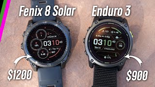 Garmin Fenix 8 Solar vs Enduro 3  Which Is Actually quotThe Bestquot Garmin Watch [upl. by Gnot350]