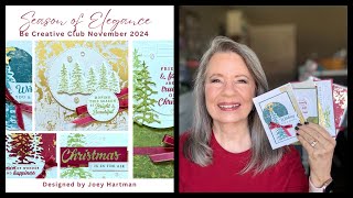 Stampin Up Season of Elegance Be Creative Club November 2024 [upl. by Dat]