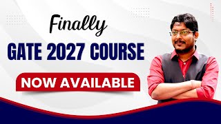 Finally GATE 2027 Course NOW AVAILABLE  umeshdhande gateacademy [upl. by Joselow]