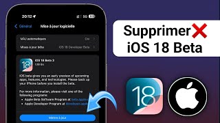 Désinstaller iOS 18 pour repasser sous iOS 17  Downgrade [upl. by Nesilla]