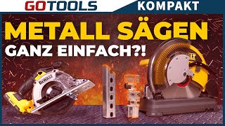 Heavy Metal in der Werkstatt DeWalt Metallkreissägen DCS373 und DW872 Bis die Funken fliegen [upl. by Yffub]