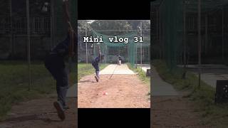 Mini vlog 31 Net Practice Session youtubeshorts ALLROUNDERK17 cricket [upl. by Noryk]