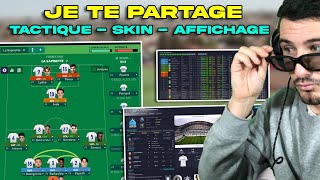 JE TE PARTAGE MA TACTIQUE MON SKIN ET MON AFFICHAGE DU ZÉRO A HÉROS SUR FOOTBALL MANAGER [upl. by Bradleigh367]