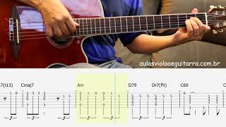 Papel Machê  João Bosco  Violão Solo  Fingerstyle TAB [upl. by Akena]