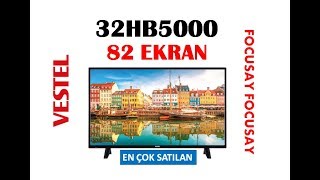 VESTEL SATALİTE 32HB5000 82 EKRAN LED TV ÇOK SATILAN [upl. by Kariotta]