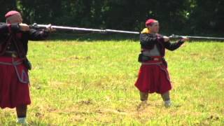 Bayonet Drill 5th New York Zouaves at Gaines Mill [upl. by Mian762]