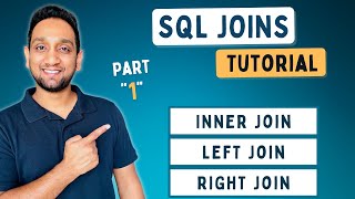 SQL JOINS Tutorial for beginners  Practice SQL Queries using JOINS  Part 1 [upl. by Sammer735]