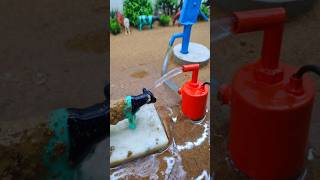 Mini hand pump project water with supply motor water pump project cow video cow drink videos short [upl. by Adrial]