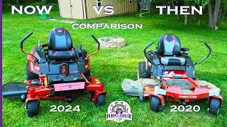 Toro Timecutter Comparison  then vs now New 2024 Timecutter MAX zero turn [upl. by Nate570]