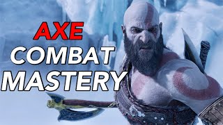 LEVIATHANS AXE COMBAT MASTERY God of War Ragnarök Axe Pro Combat Tips [upl. by Donavon189]