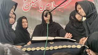 Marsia Shahadat e Bibi Zainab slwt  Samina zaidi o hamnawa [upl. by Stacey]