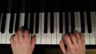 B flat major scale piano hands together two octaves [upl. by Aiksas]