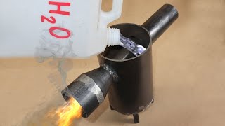 ROCKET STOVE NO LONGER NEEDED Multifuel jet stove [upl. by Atinrehs]