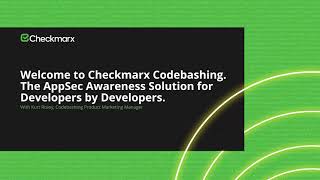 Checkmarx Codebashing Overview [upl. by Fulvi]