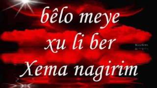 Ebdulqehar zaxoyi  loma nekin lyrics [upl. by Oibesue]