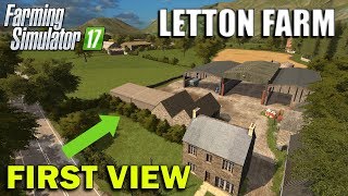 Letton Farm  First View  Farming Simulator 17 [upl. by Imelida]