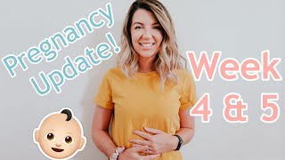 EARLY PREGNANCY SYMPTOMS  45 WEEK PREGNANCY UPDATE  KNOWING YOU ARE PREGNANT [upl. by Zacherie]