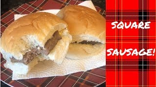 Scottish square sausage recipe Cook with me Lorne sausage [upl. by Annasiul590]