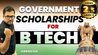 Government Scholarships BTech Students Must Apply In 2023  Harsh Sir VedantuMath [upl. by Atikihc]