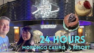 24 hours at Morongo Casino and Resort  Eating Shopping and a bit of Gambling [upl. by Nagrom867]