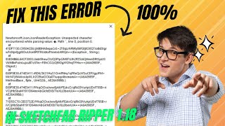 How To Fix NewtonsoftJsonJsonReaderException In Sketchfab Ripper 118 100 Working [upl. by Trinity647]