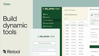 Retool External Apps  Build dynamic tools [upl. by Orenid]