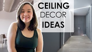 5 Affordable Ceiling Decor Ideas  Besides super Easy [upl. by Herby922]