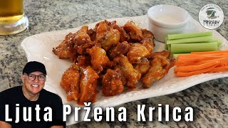 🔥 Ljuta Pileća Krilca Pržena Do Savršenstva 🔥 🍗 [upl. by Ogires]