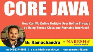 How Can We Define Multiple User Define Threads by Using Thread Class and Runnable Interface [upl. by Ayarahs]