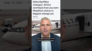 Latest Delta change is DEVASTATING for SkyMiles members shorts [upl. by Alios]