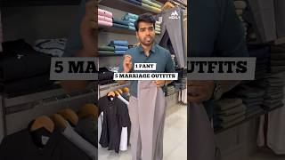 5 Best matching shirts for dark gray pant  5 best marriage outfits mensfashion marriageoutfits [upl. by Baptista]