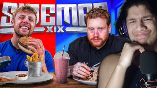 American Reacts to SIDEMEN ULTIMATE CALORIE BATTLE [upl. by Euqram52]