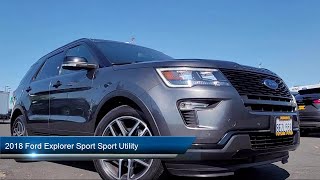 2018 Ford Explorer Sport Sport Utility Sacramento Roseville Elk Grove Folsom Stockton [upl. by Touber778]