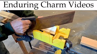 Coping Crown Moulding With No Power Tools [upl. by Uriiah]