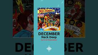 Neck Deep  December Lyrics amp Terjemahan neckdeep december lyrics song music [upl. by Llirred]