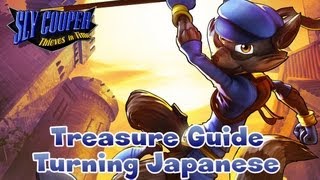 Sly Cooper Thieves in Time  Treasure Locations Guide for Turning Japanese [upl. by Assirt421]