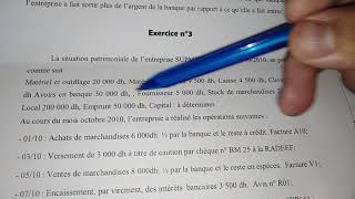 Exercice Comptabilité générale  Journal  Compte Shématique  Balance [upl. by Hueston840]