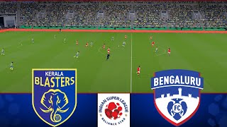 Kerala Blasters FC vs Bengaluru FC  ISL 202425  Watch Along amp eFootball Match [upl. by Eyt]