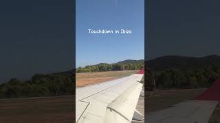 Landing in Ibiza travel shorts ibiza airplane flight [upl. by Mas779]