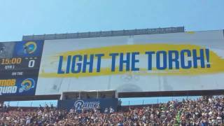 My footage Rams first game back in LA vs seahawks [upl. by Ttirb]