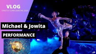 Strictly Come Dancing  Michael amp Jowita Performance Vlog [upl. by Surtimed]