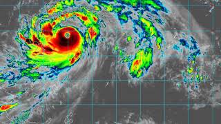 Typhoon Mangkhut  Typhoon Ompong satellite loop [upl. by Zosima]