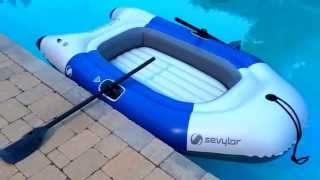 Sevylor Colossus 2 Person Inflatable Boat Unboxing amp Setup [upl. by Onofredo]