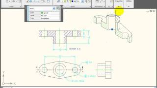 AutoCAD Tutorial  How to Change Object Properties [upl. by Gereron984]