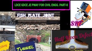 GMT UTS Fish Plate Joint SRT DRT DFWR DFWO GDCE LDCE JE PWAY PART8 [upl. by Esidnac]